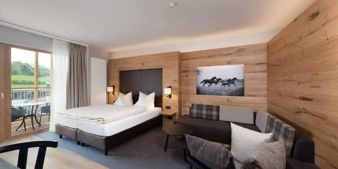 Familienhotel mit 2-Raum Apartments für Urlaub mit Kindern in Bayern