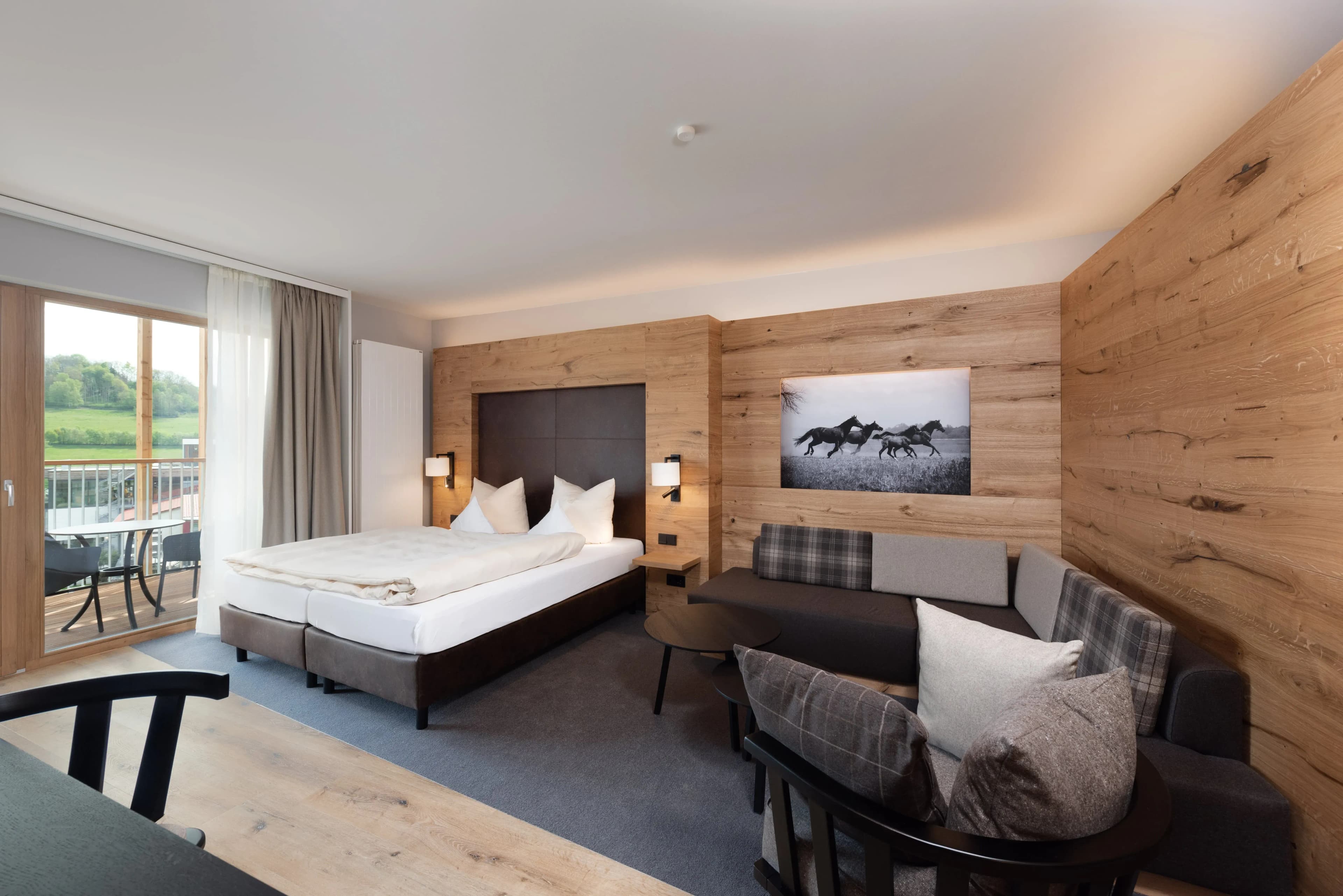 Gemütliches Familienzimmer im Familienhotel Schreinerhof