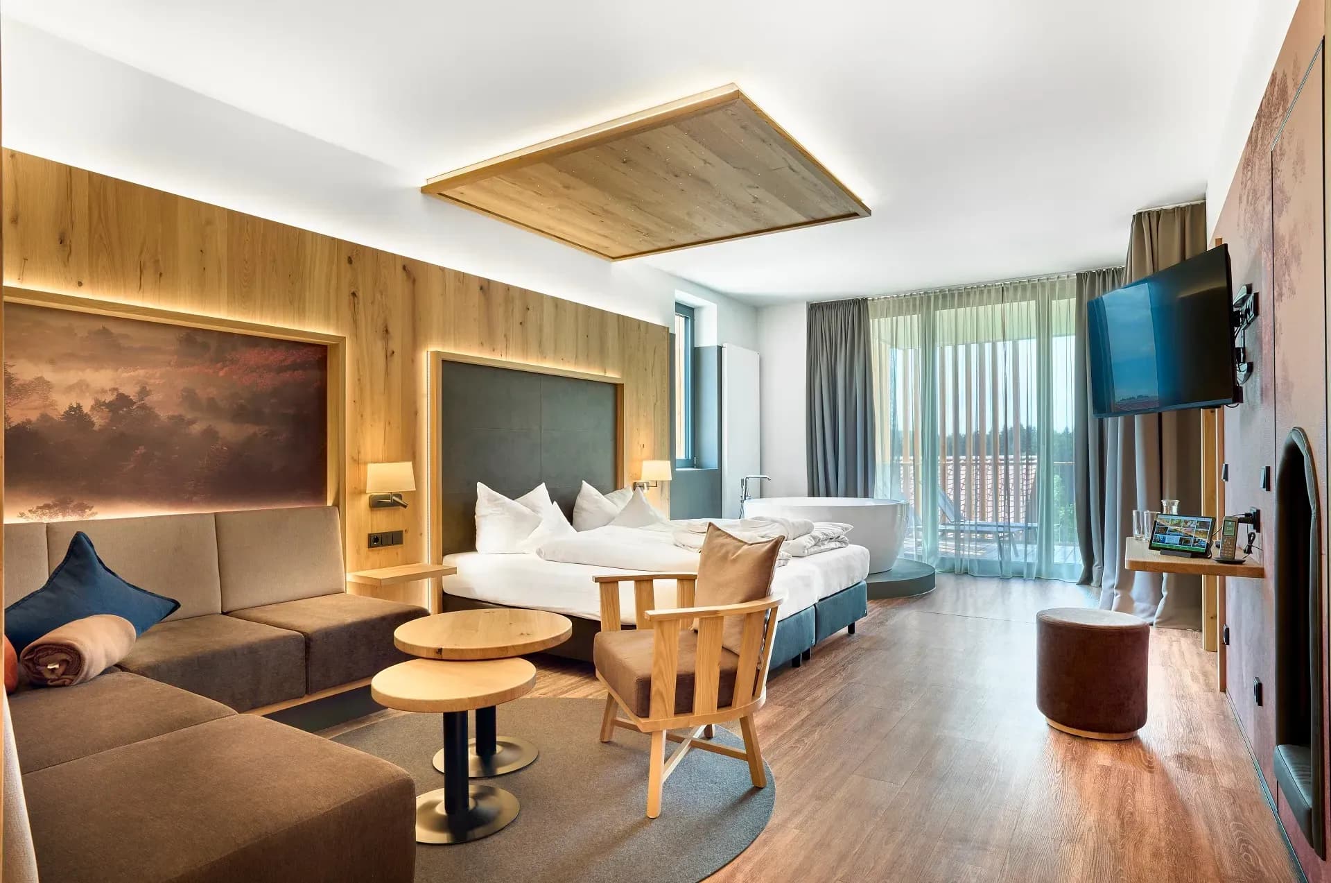 Luxus Suit im Familienhotel Schreinerhof mit Whirlpool